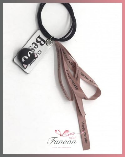 ربطة شريطة مع تصميم تاق قطة بألوان متعددة