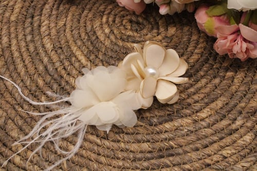 بنس كبيرة مزينة بالريش