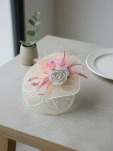 مشبك فرنسي بشبك لون سكري