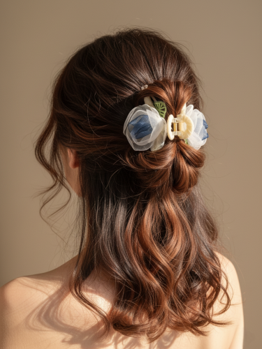 مساكة شعر اوراجنزا أزرق