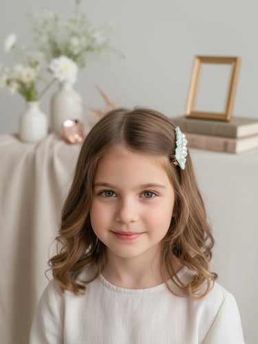 زوج من مشابك الدانتيل