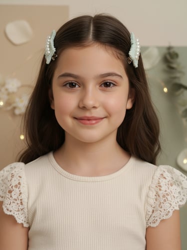 زوج من مشابك الدانتيل