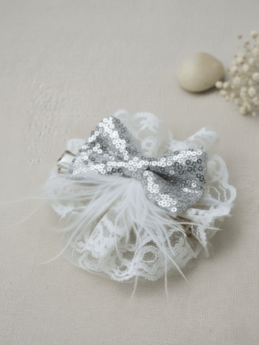 مشبك فرنسي فيونكة لامعة