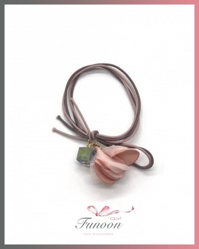 ربطة شعر ورد ب 3 ألوان متعددة