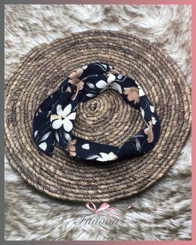 ربطة شعر مشجر بحديد مرن مخفي