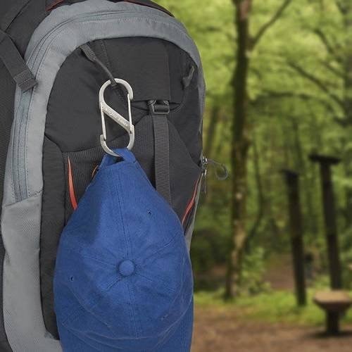 حلقة ثنائية S-Biner من الصلب رقم 4 من نايت آيز فضي