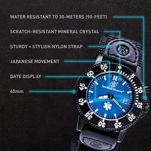 ساعة الطوارئ Smith & Wesson EMT Watch