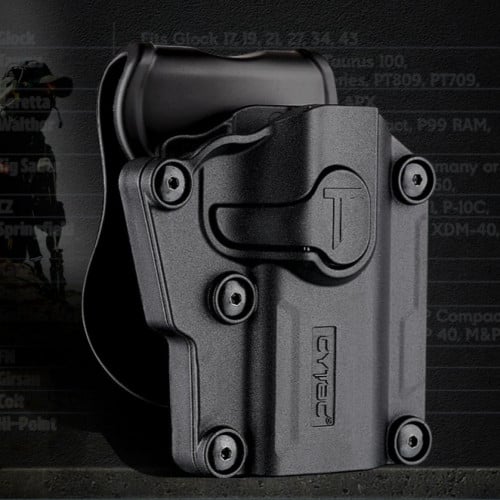 جراب خصر عالمي مع أمان جانبي Mega-Fit Holster Comp...