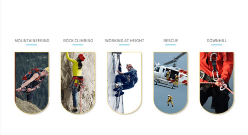 علاقة حبال تسلق حتى 3500 كجم