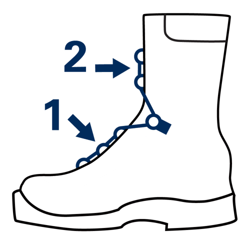 بسطار HAIX BLACK EAGEL بيج بسحاب جانبي