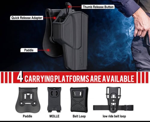 جراب مع أمان داخلي CYTAC T-Thumb Smart Holster