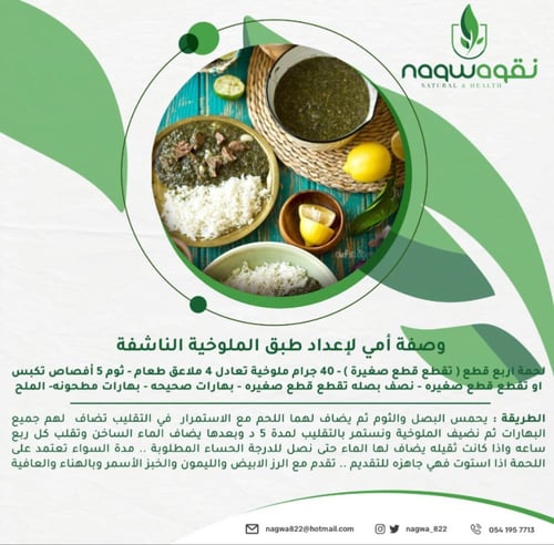 ملوخية ناشفه