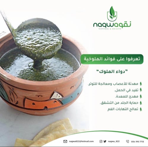 ملوخية ناشفه