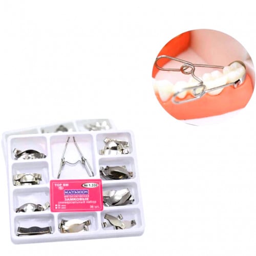 Dental Contoured Matrix with Spring Clip