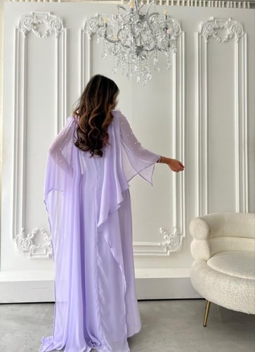 فستان بنفسجي شك لولو