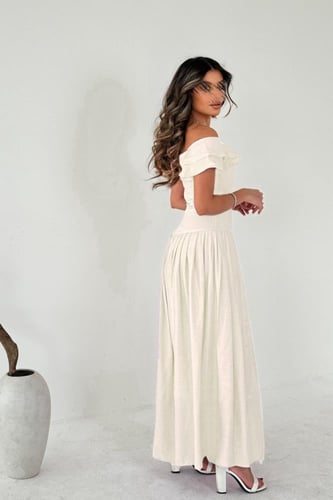 فستان صيفي اوف وايت -
