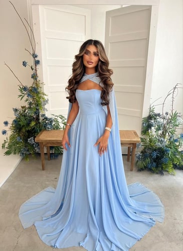 فستان كيب سماوي