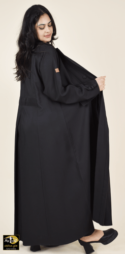 طقم عباية للسفر والدوام من ثلاث قطع لون اسود كسرة...