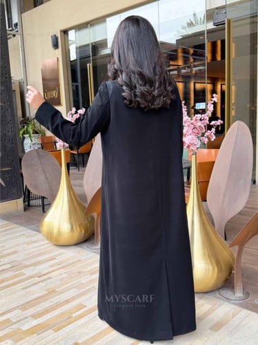عباية بليزر كلاسيك قماش رموش ياباني فاخر - تصميم م...
