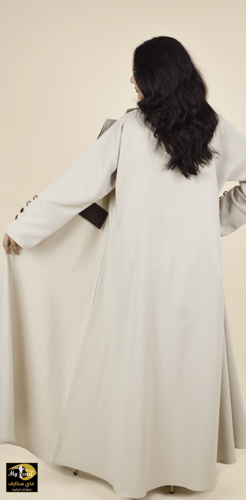 طقم عباية للسفر والدوام من 4 قطع بيج طقم داخلي بني...