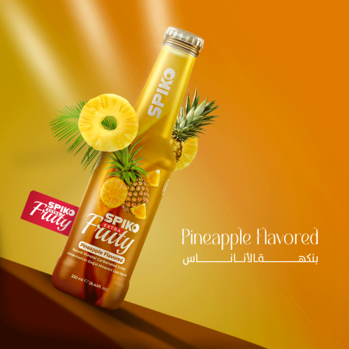 مشروب غازي بنكهة الأناناس spiko - تركية مستوردة 25...
