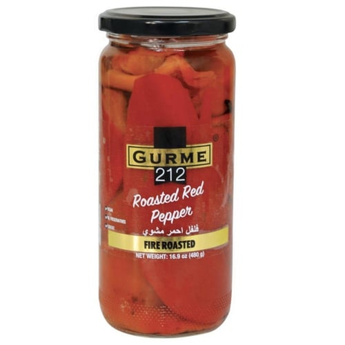 فلفل أحمر مشوي GOURME212 - تركي مستورد 400g