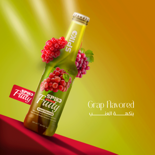 مشروب غازي بنكهة العنب spiko - تركية مستوردة 250ml