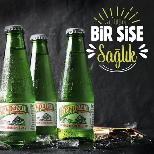 مياه معدنية غازية تركية صودا طبيعية مكربنة beypaza...