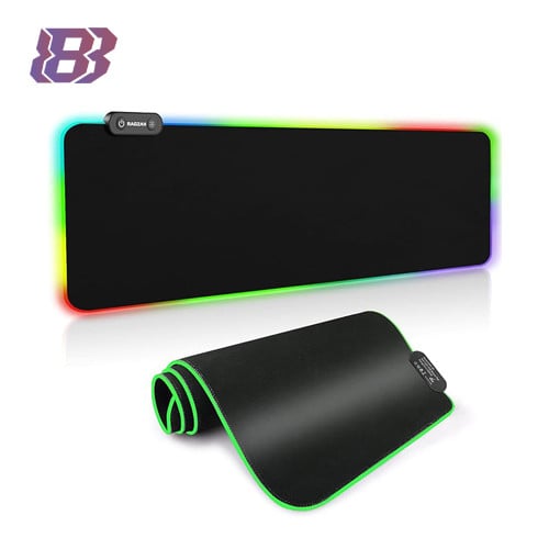 قاعدة ماوس العاب RGB كبيرة ناعمة ممتدة مع 14 وضع ا...