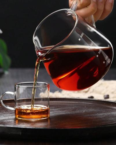A coffee maker made of high-quality borosilicate