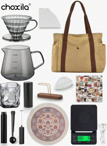 Coffee set with storage bag