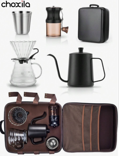 Handmade coffee set