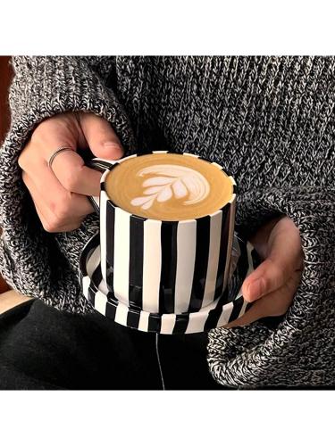 Ceramic cup and saucer set