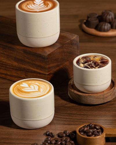 Ceramic coffee cup