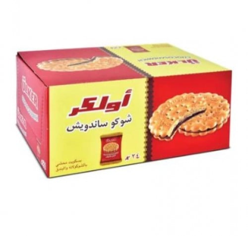أولكر شوكو بسكويت بالشوكولاتة 22.5 جرام × 20
