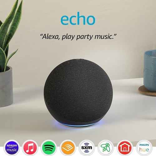 اليكسا امازون إيكو دوت Echo dot 4- أسود