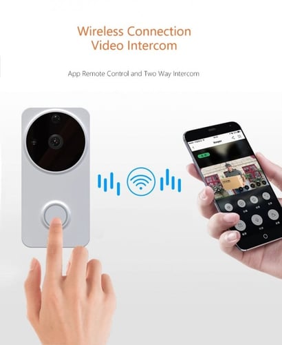 جرس باب مع كاميرا