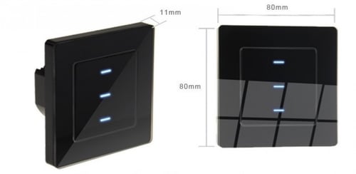 مفتاح إنارة ذكي ثنائي أبيض