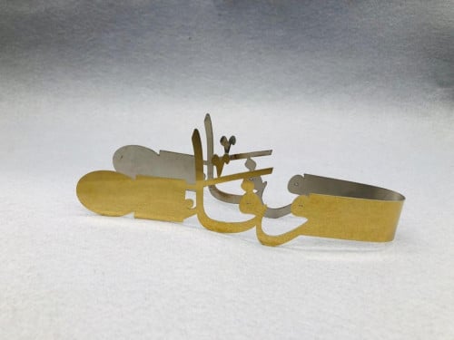 ملقاط وفاء . ستيل ذهبي . موديل 02