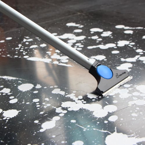 سكين زجاج وارضيات عصاء المنيوم 35سم