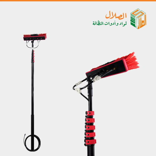 طقم تنظيف واجهات المونيوم و زجاج 6 متر مع فرشة وخر...