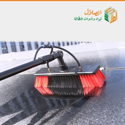 طقم تنظيف واجهات المونيوم و زجاج 10 متر مع فرشة وخ...