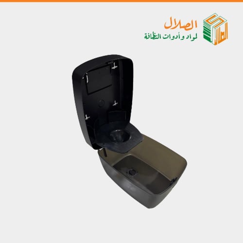 حامل مكسي رول بلاستيك مخرج صغير اسود من 3L