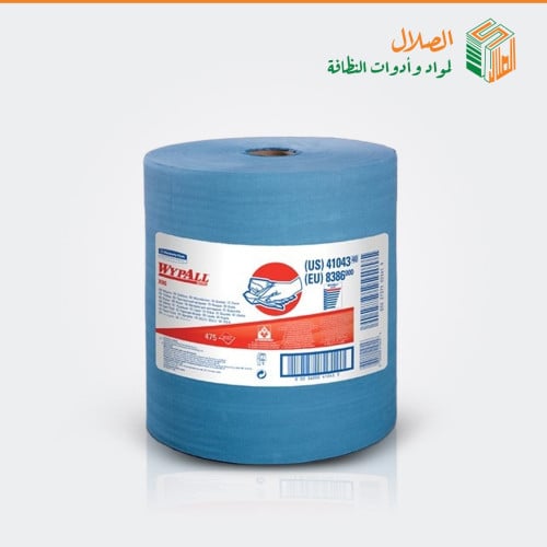 جامبو رول تمسيح ثقيل X80 ازرق 475 قطعه استخدام يوم...