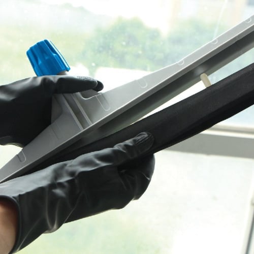 مساحة ارضيات ربل اسود فريم 45 سم ثقيل عصاء المنيوم...