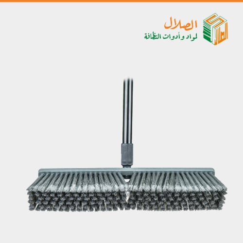 مكنسة ارضيات 45سم رصاصي ناعم 2145 مع العصاء 3L