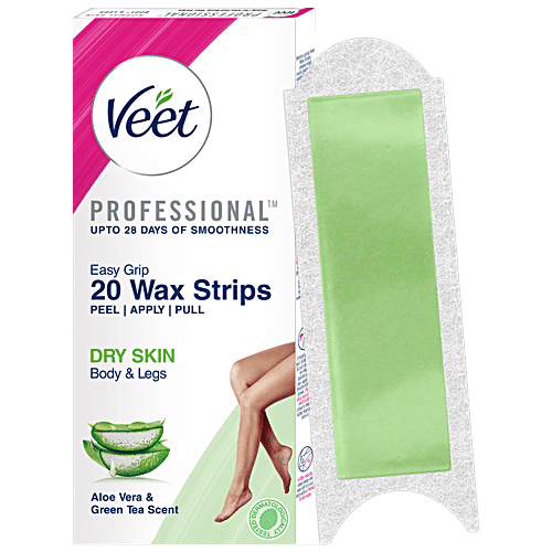 فيت شرائح شمعية لازالة الشعر للبشرة الجافة 20 شريط