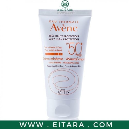 كريم معدني بعامل حماية من الشمس 50 من افين 50 مل