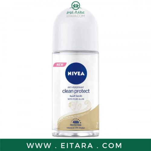 نيفيا مزيل عرق رول بروتكت بخلاصة الشبة للنساء 40مل