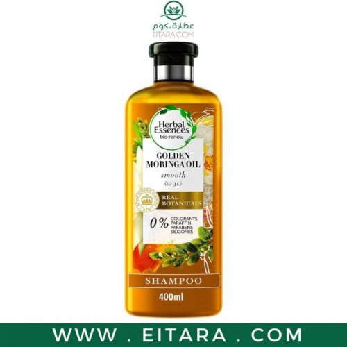 شامبو زيت جولدن مورينجا المجدد للنعومة من هيربل اي...